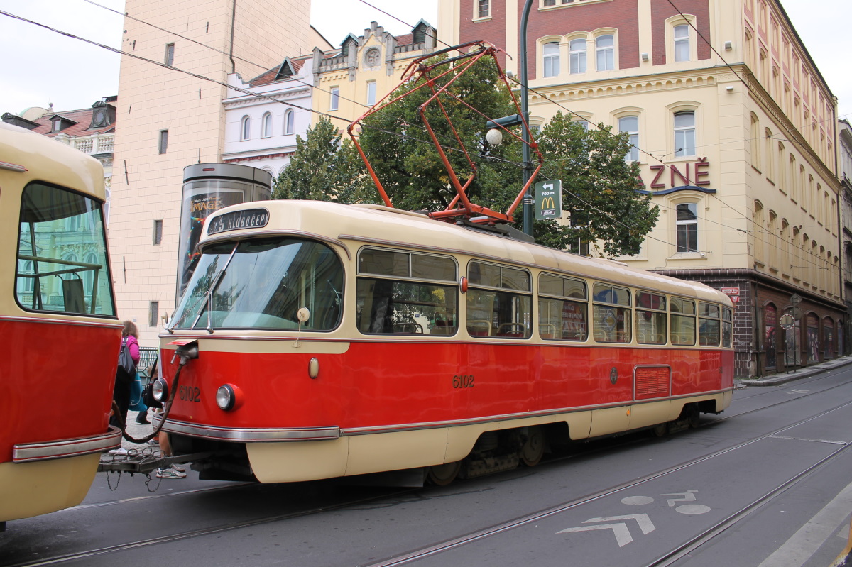 Прага, Tatra T3 № 6102; Прага — 140 лет городскому транспорту в Праге