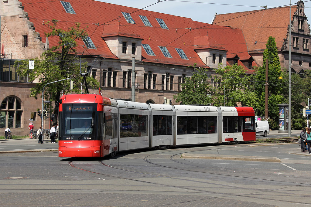Nürnberg, Stadler Variobahn # 1206