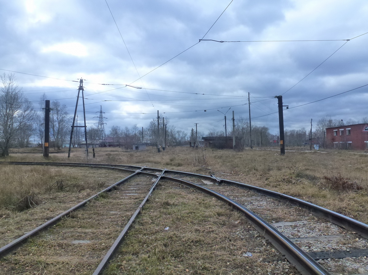 Усолье-Сибирское — Закрытая линия на ХФК; Усолье-Сибирское — Трамвайные линии и инфраструктура