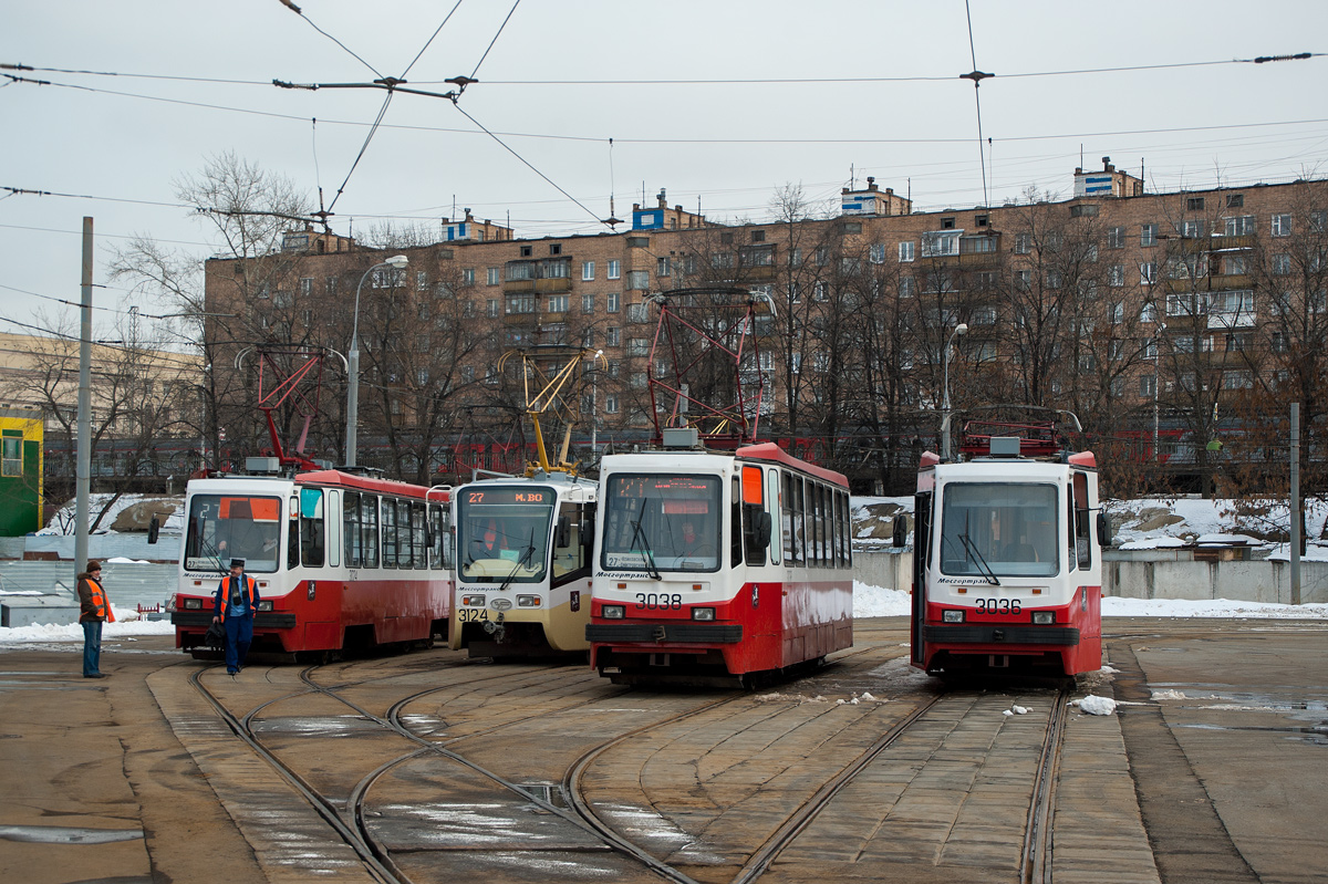 Москва, 71-134А (ЛМ-99АЭ) № 3038; Москва, 71-134А (ЛМ-99АЭ) № 3036