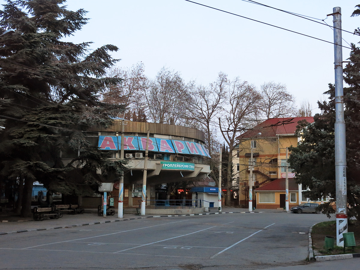 Крымский троллейбус — Конечные станции и разворотные кольца