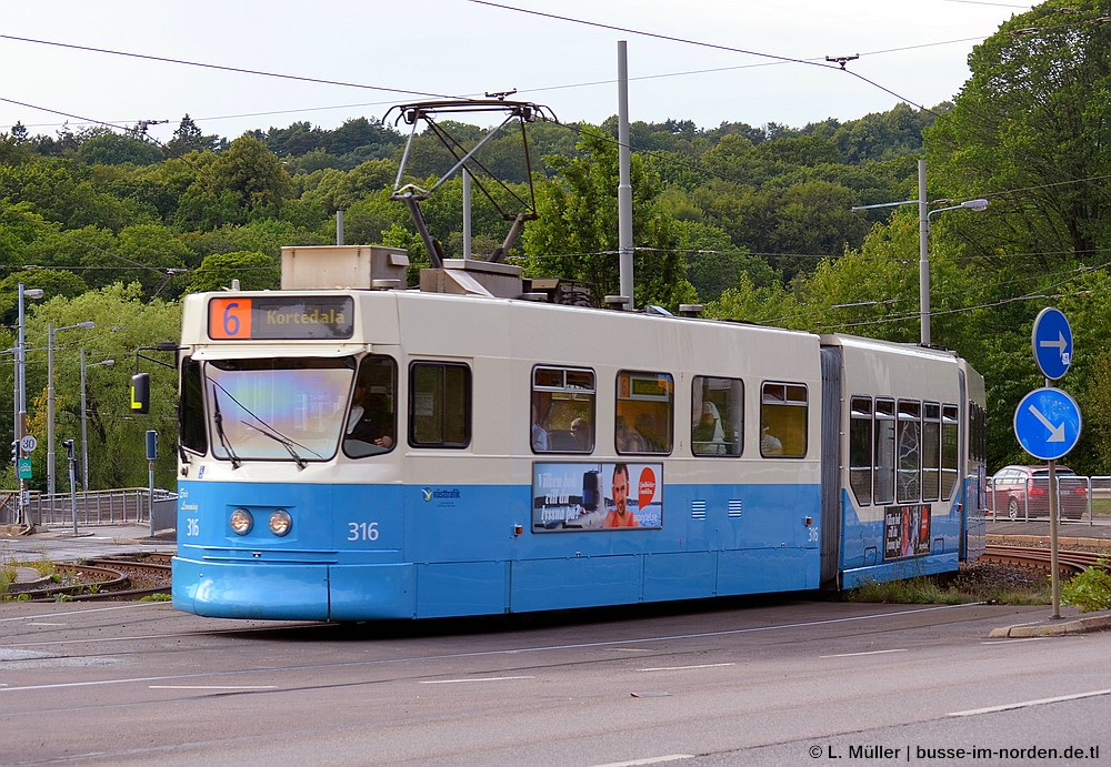 Гётеборг, ASEA/MGB M31 № 316