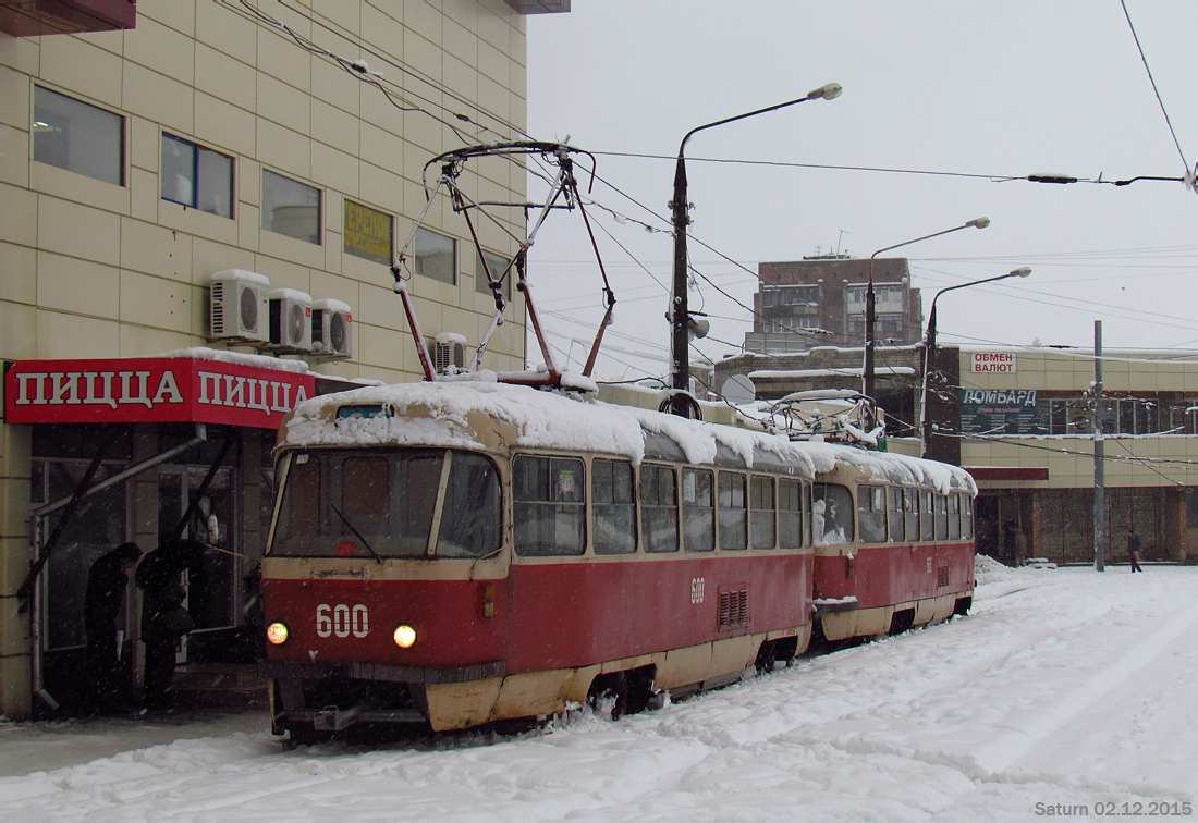 Харьков, Tatra T3SU № 600