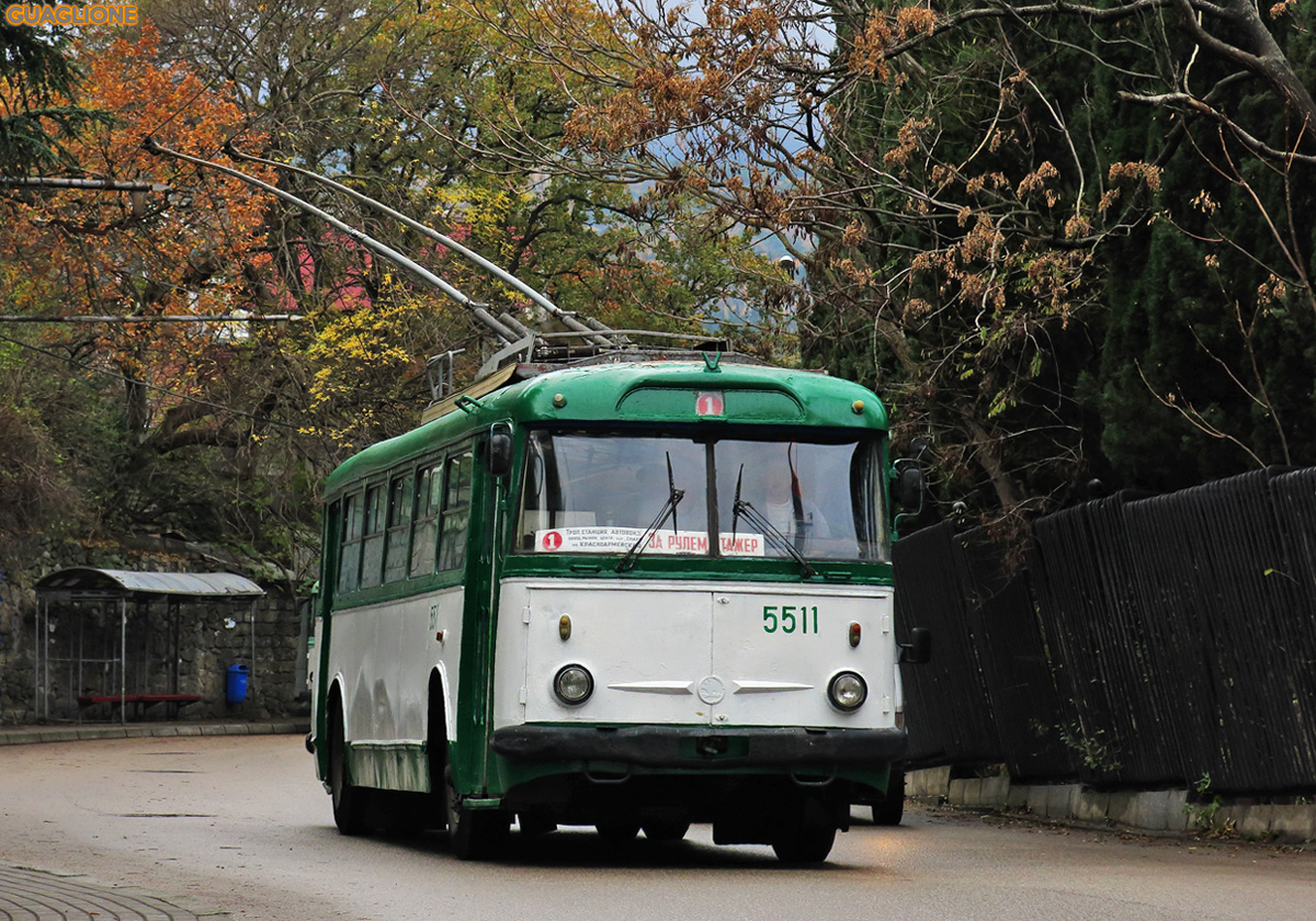 Крымскі тралейбус, Škoda 9Tr19 № 5511