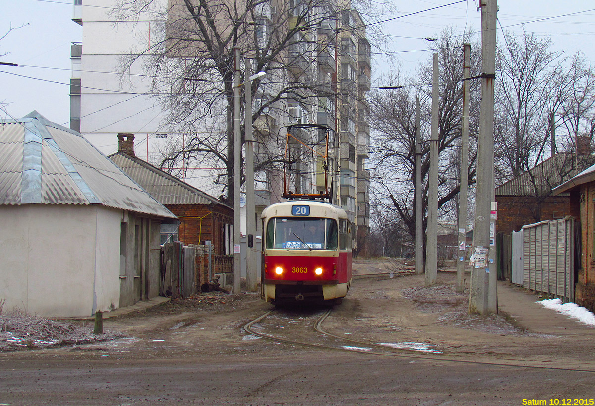 Charków, Tatra T3SU Nr 3063