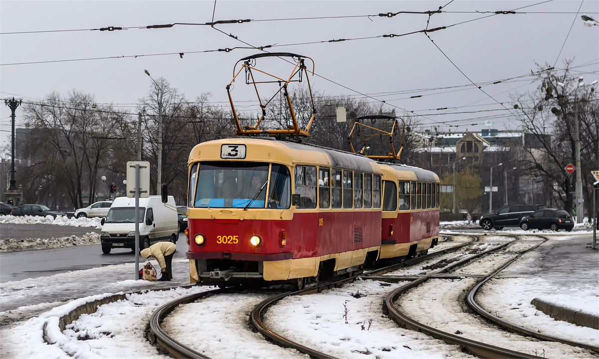 Харьков, Tatra T3SU № 3025