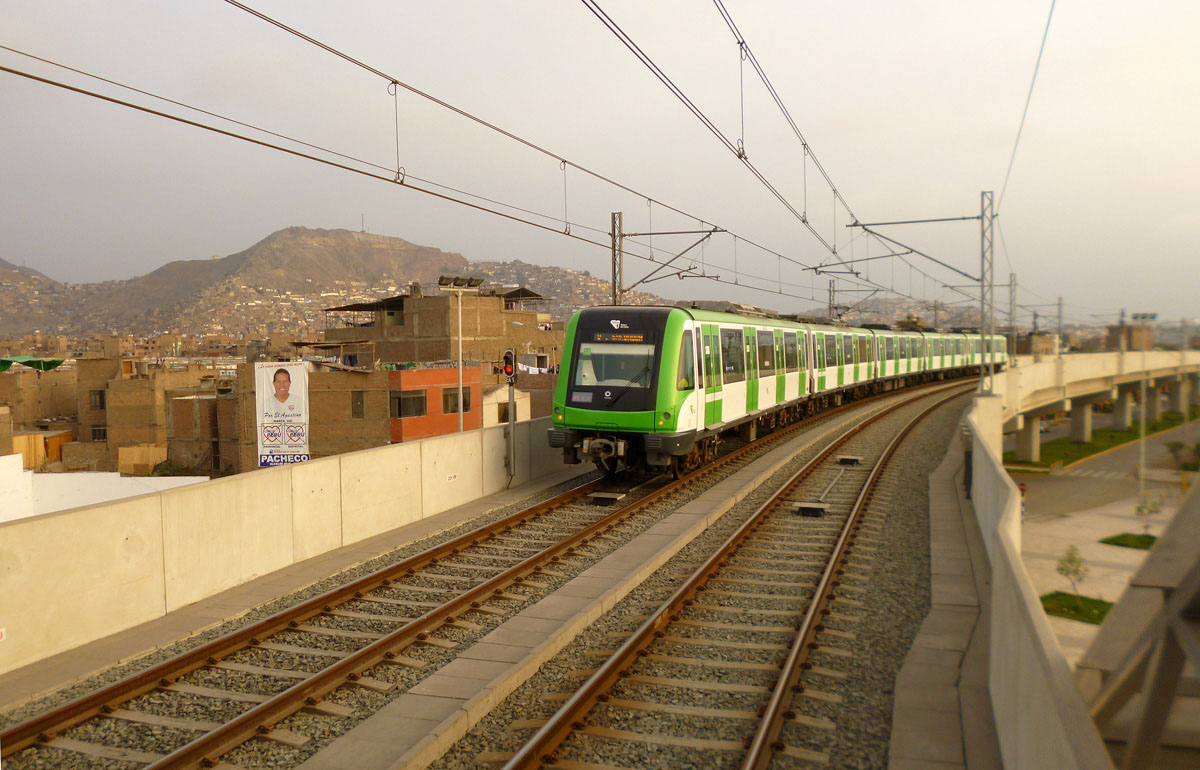 Lima, Alstom Metropolis S9000 Nr 12; Lima — Metro de Lima — Lines and Infrastructure