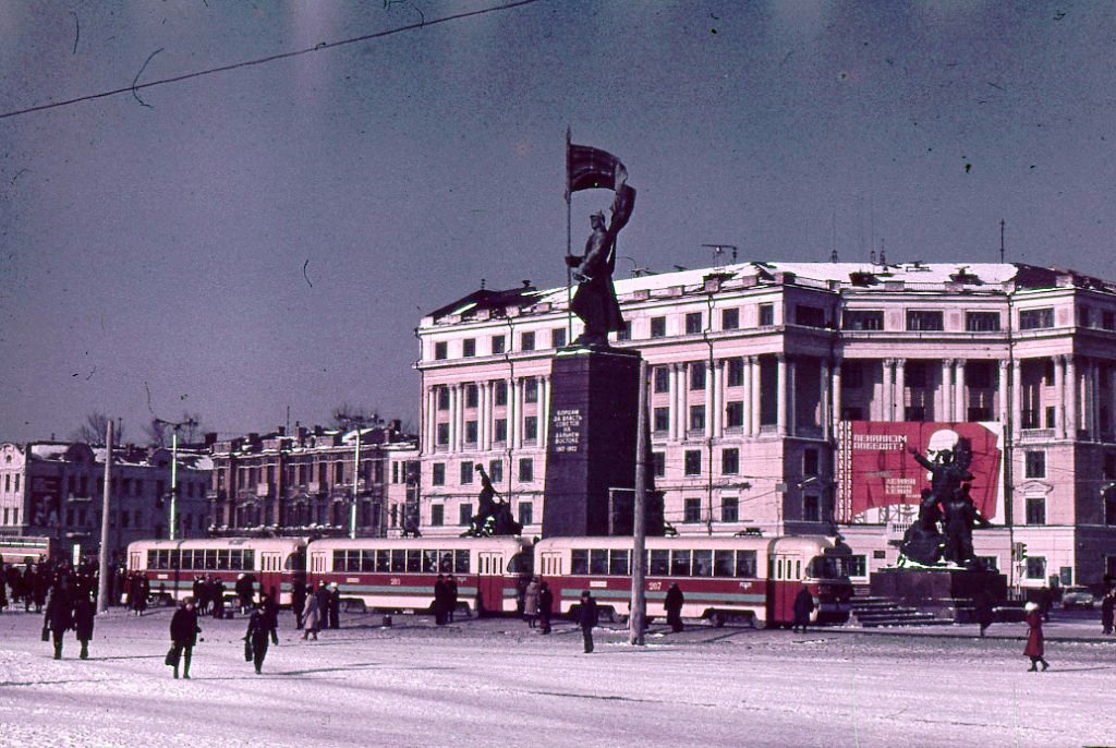 Владивосток — Исторические фотографии — трамвай (1971-1990)