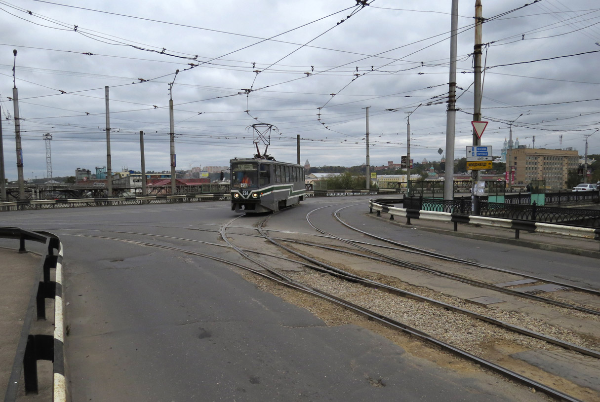 Смоленск, 71-608КМ № 224; Смоленск — Трамвайные линии, инфраструктура и конечные станции