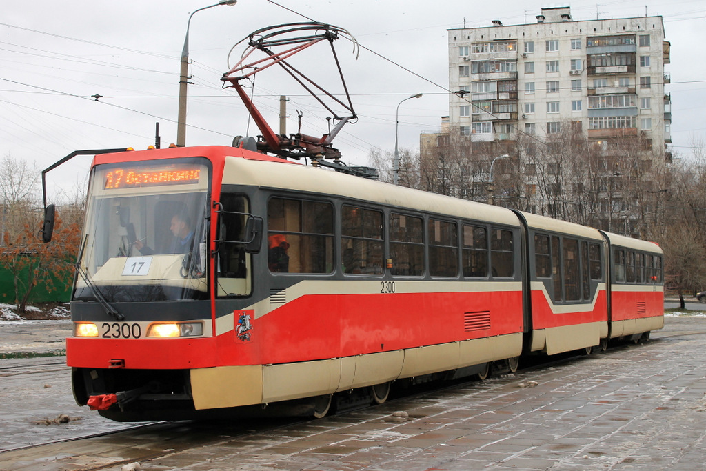 Moskva, Tatra KT3R č. 2300