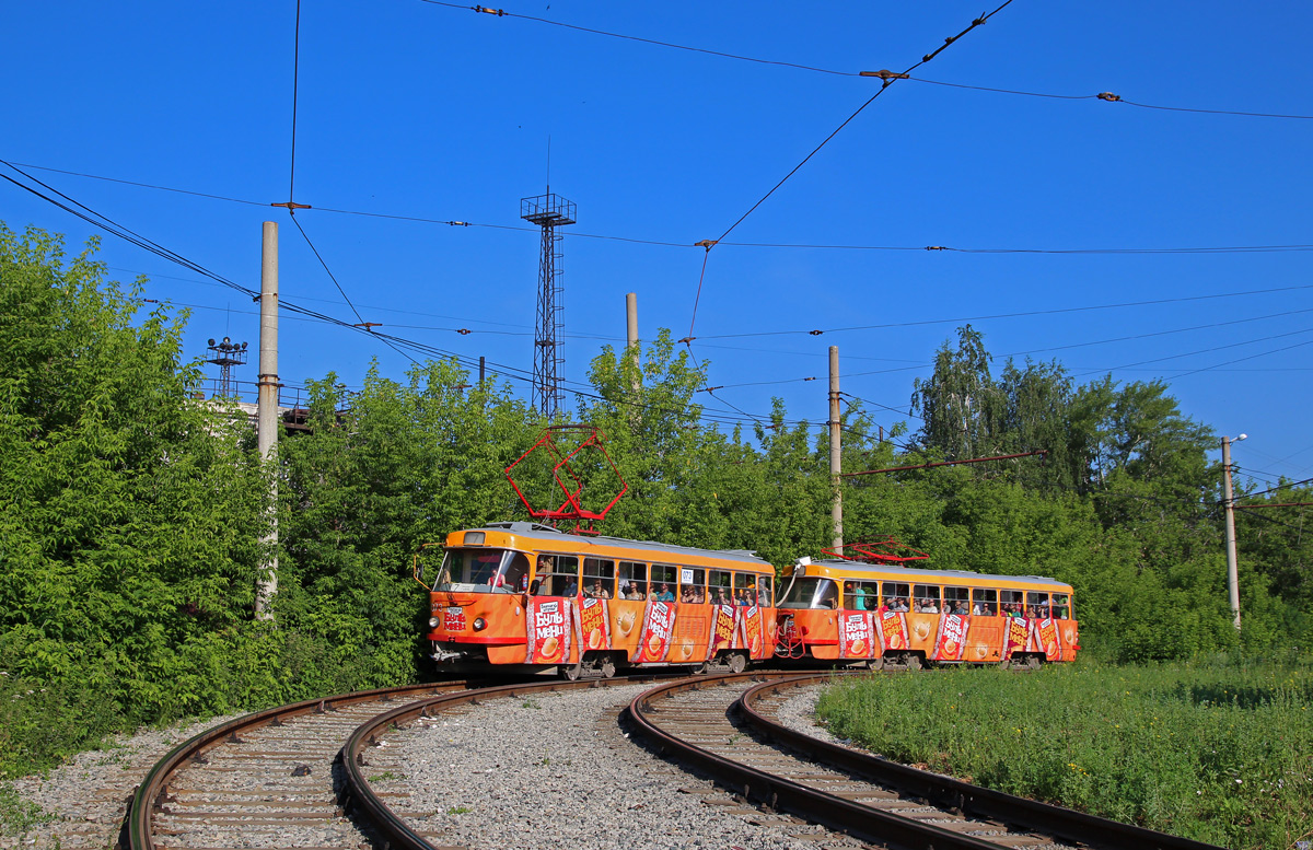 Екатеринбург, Tatra T3SU (двухдверная) № 073; Екатеринбург, Tatra T3SU (двухдверная) № 071