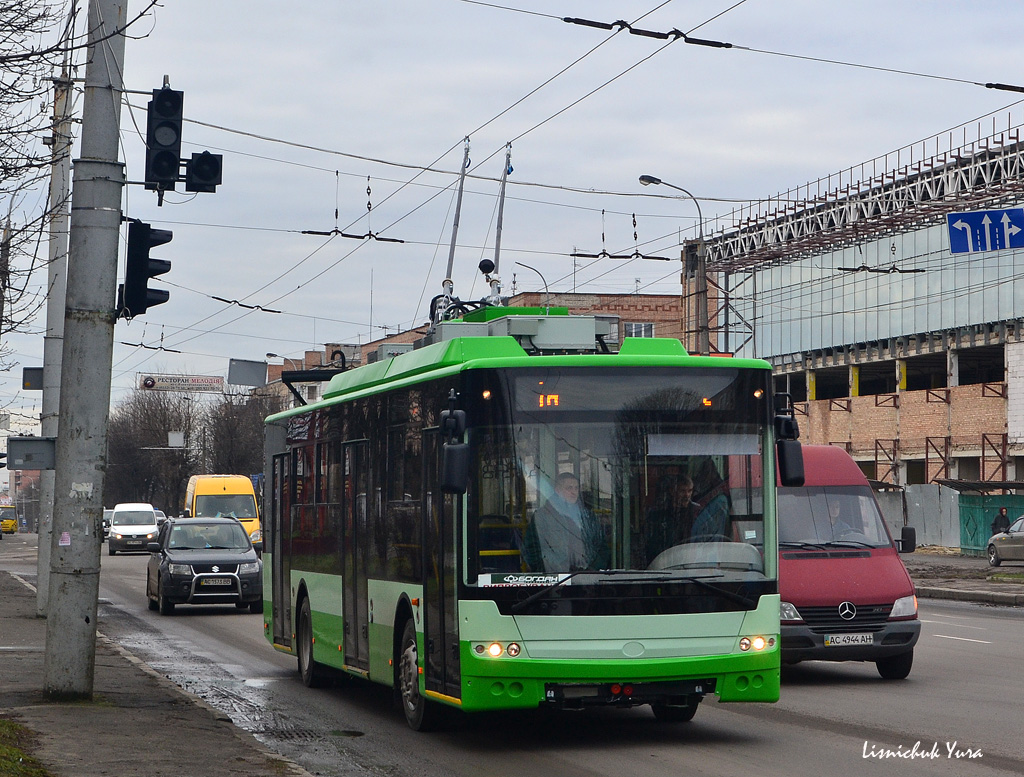 Luck — New Bogdan trolleybuses