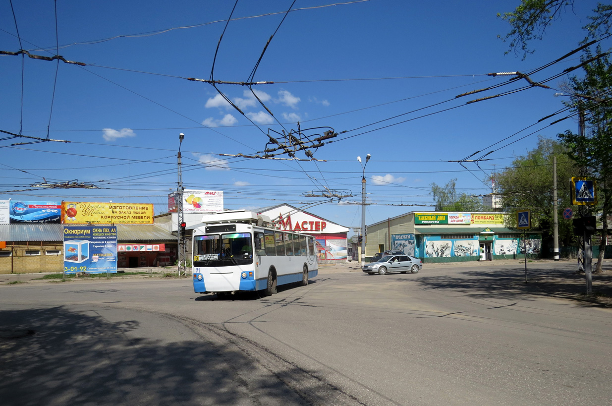 Ковров, ЗиУ-682 КР Иваново № 21; Ковров — Троллейбусные линии и инфраструктура