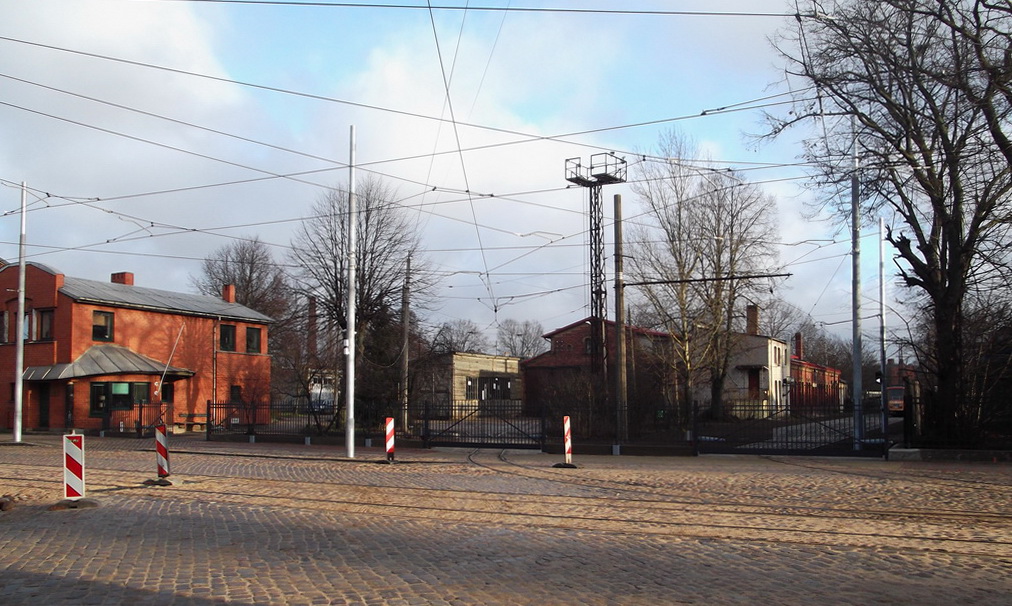 Ліепая — Трамвайное депо