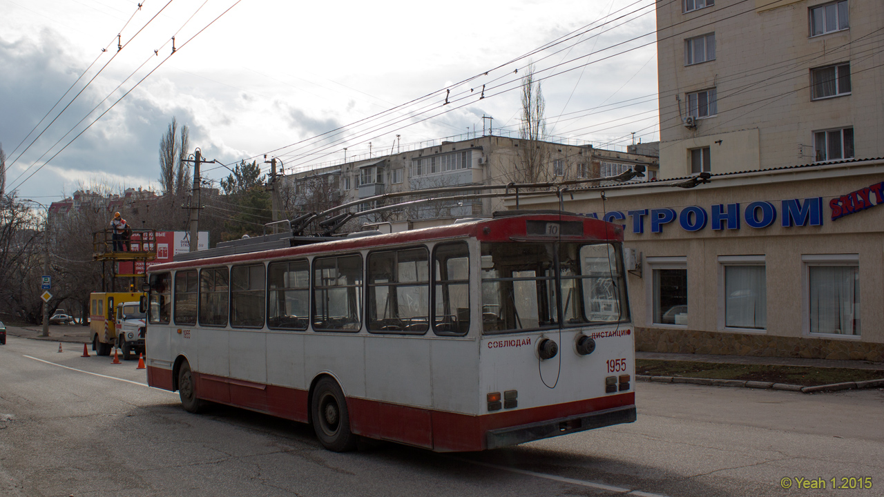 Crimean trolleybus, Škoda 14Tr06 № 1955