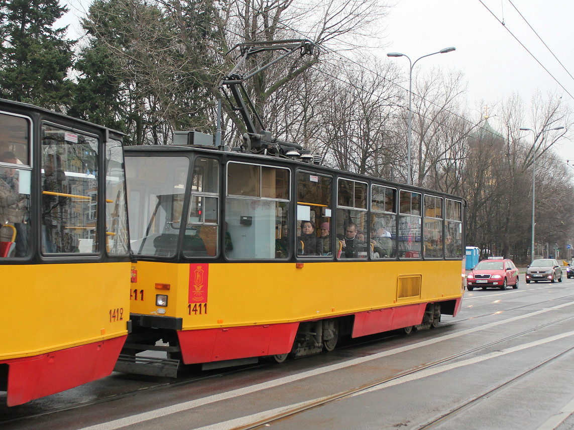 Варшава, Konstal 105Nf № 1411
