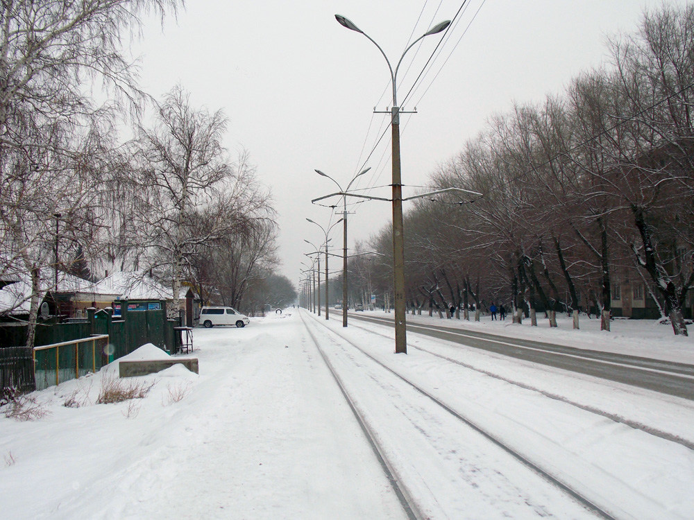 Oskemenas — Tramway lines and infrastructure
