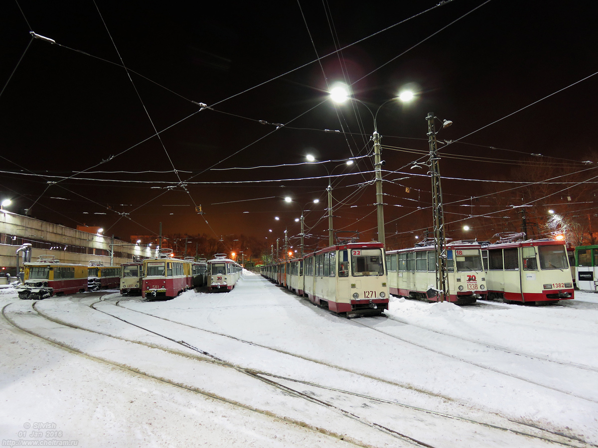 Chelyabinsk, 71-605 (KTM-5M3) nr. 510; Chelyabinsk, VTK-09A nr. 541; Chelyabinsk, 71-605 (KTM-5M3) nr. 1343; Chelyabinsk, 71-605 (KTM-5M3) nr. 1271