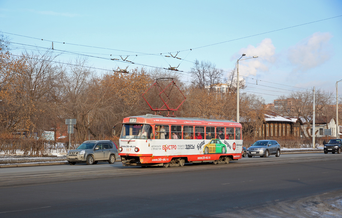 Екатеринбург, Tatra T3SU № 187