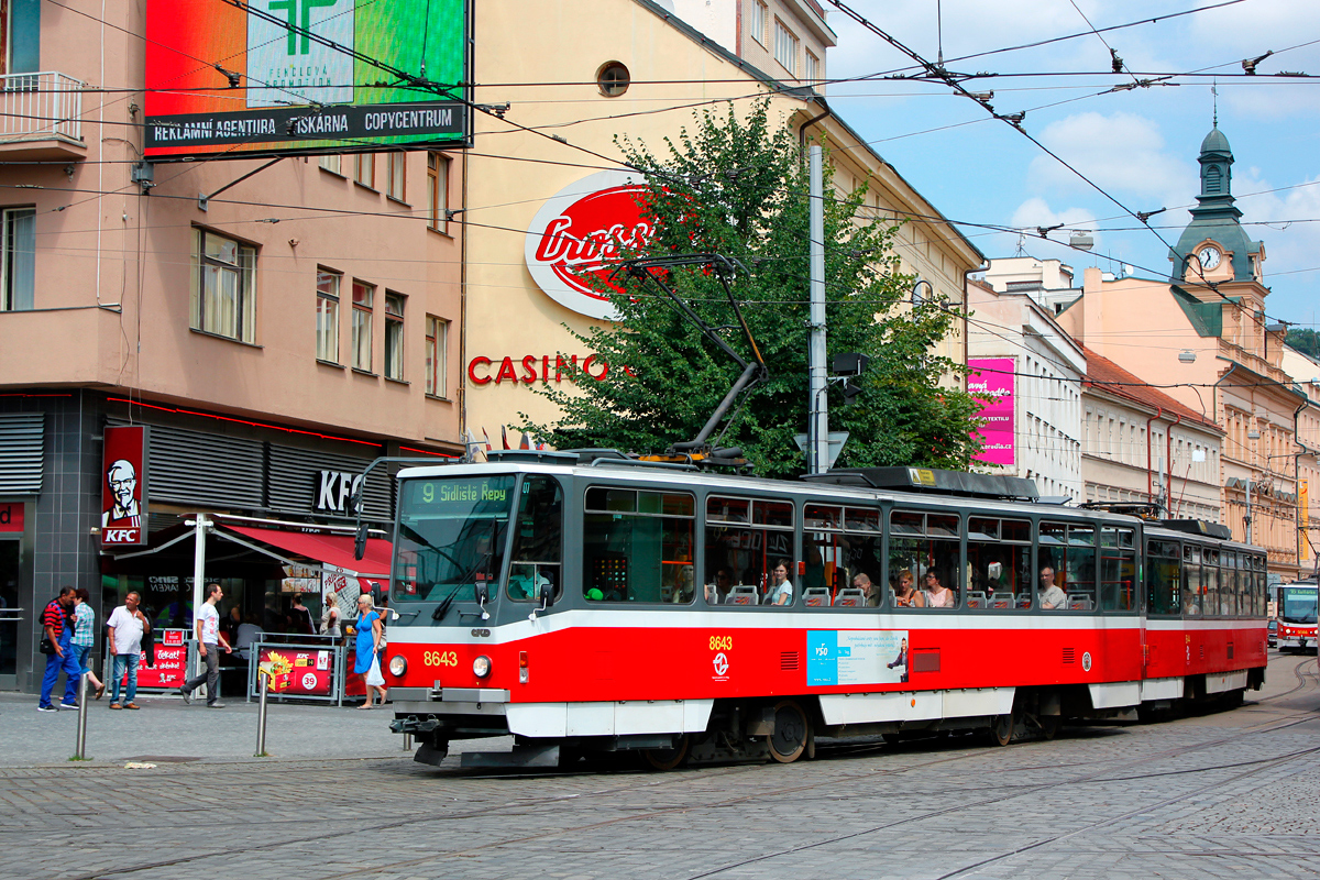 Прага, Tatra T6A5 № 8643