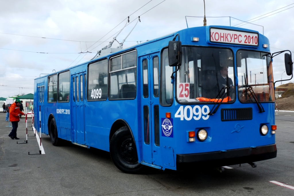 Novosibirsk, ZiU-682G-012 [G0A] № 4099; Novosibirsk — Competition of driver's skill of drivers of a trolleybus 2010