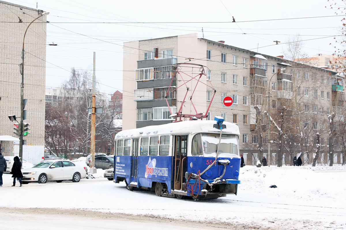 Екатеринбург, Tatra T3SU № 555