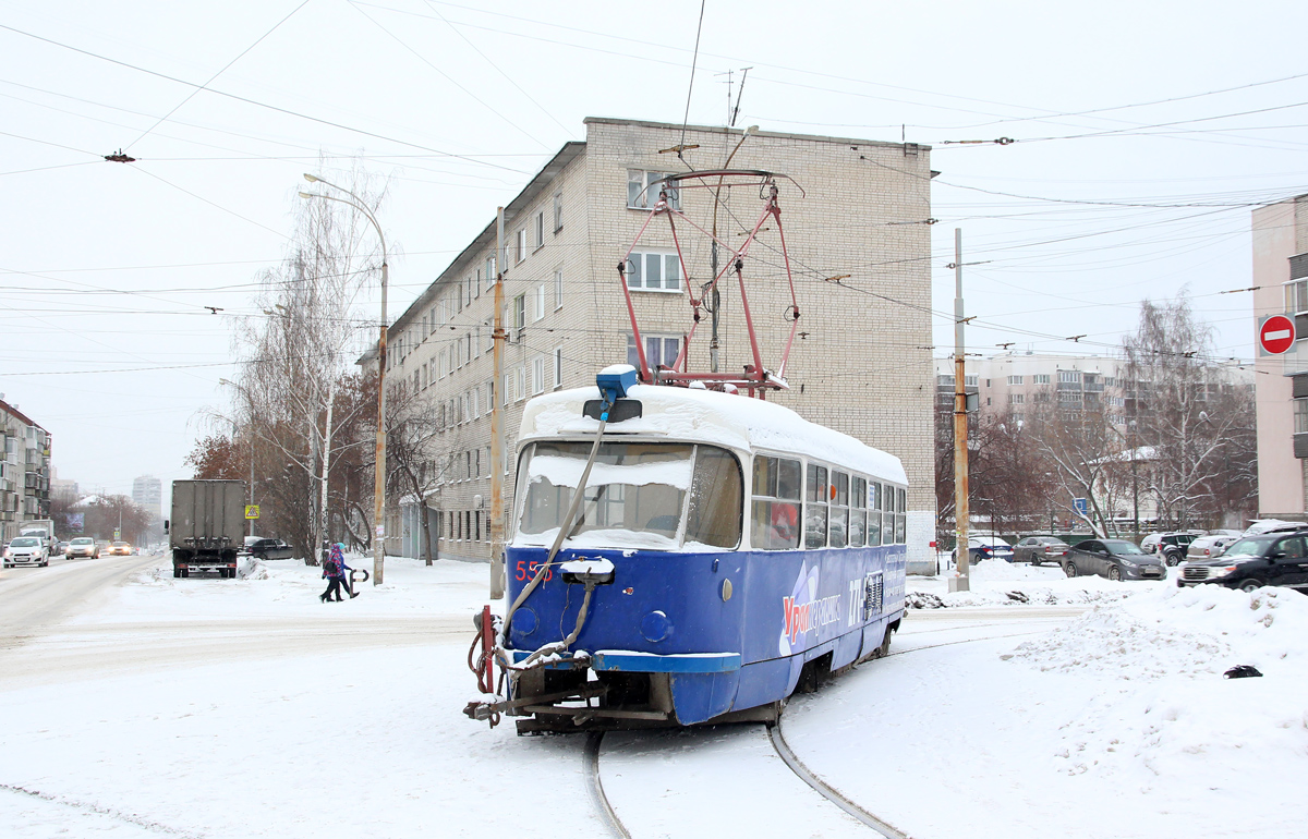 Yekaterinburg, Tatra T3SU # 555