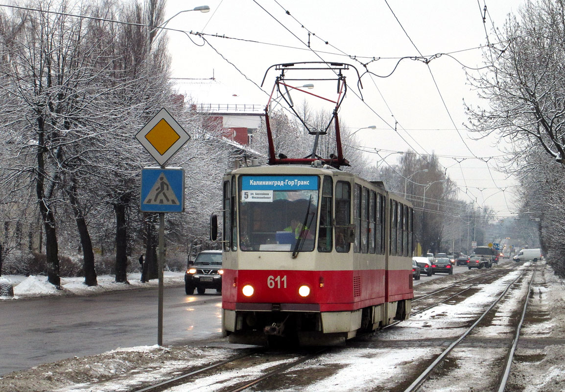 Калининград, Tatra KT4D № 611