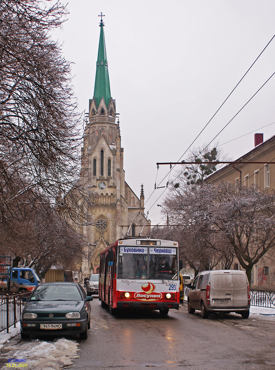 Чернівці, Škoda 14Tr89/6 № 293; Чернівці — Маланка-фест