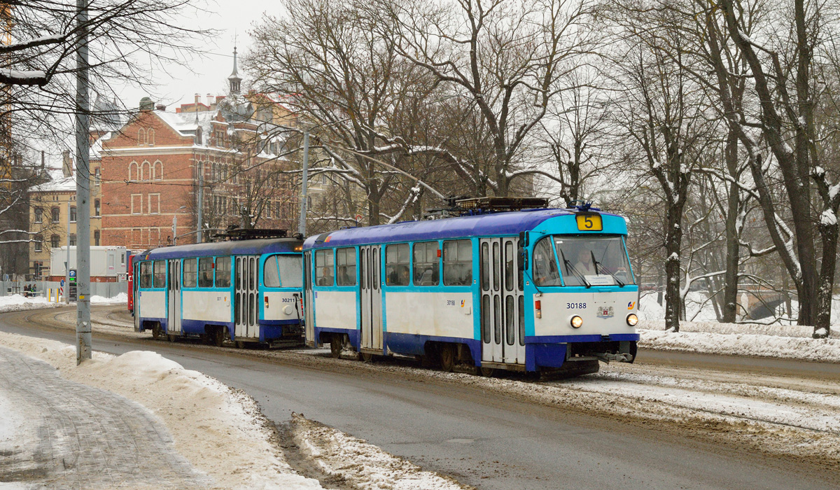 Riga, Tatra T3A č. 30188