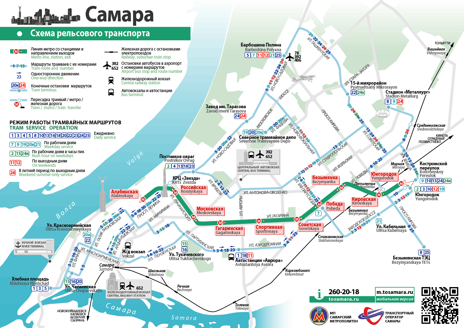 Самара — Метрополитен — схемы; Самара — Схемы