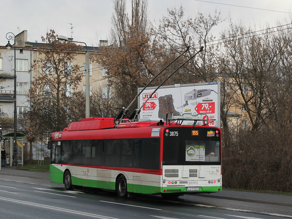 Lublin, Solaris Trollino III 12 M Nr 3875