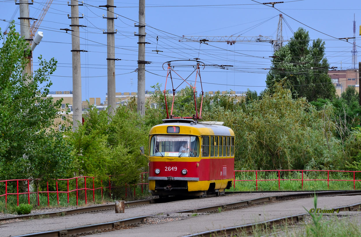 Волгоград, Tatra T3SU (двухдверная) № 2649