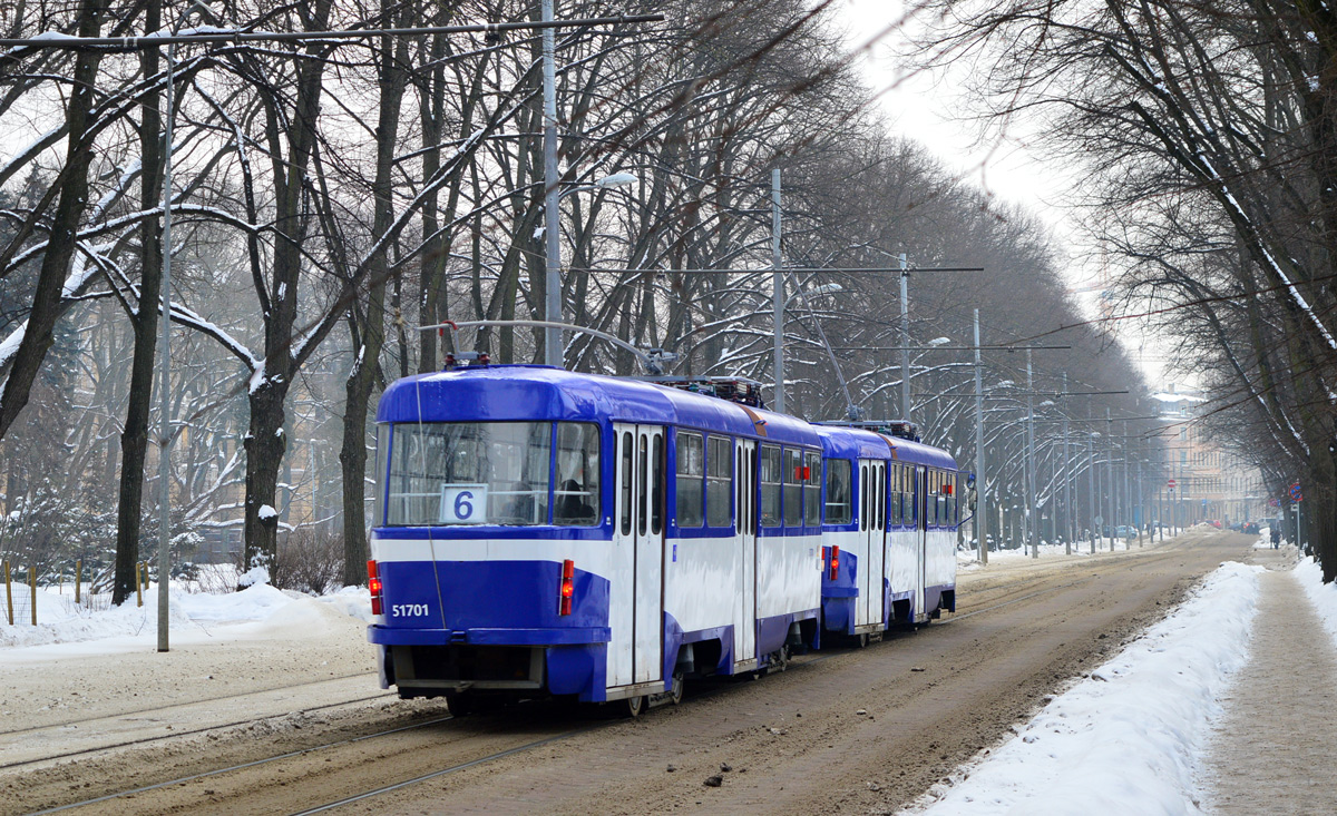 Riga, Tatra T3A № 51701
