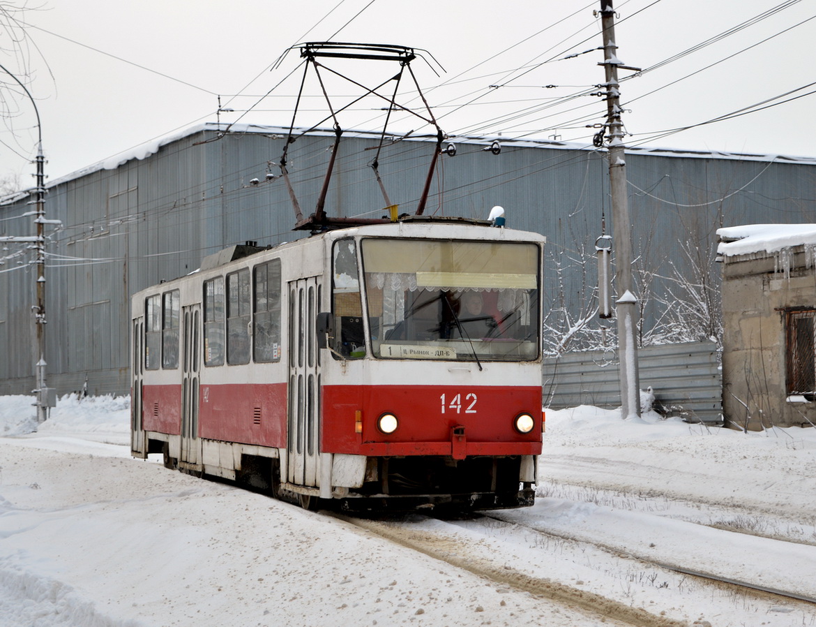 Липецк, Tatra T6B5SU № 142
