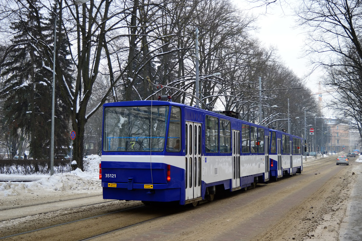 Ryga, Tatra Т3MR (T6B5-R) Nr 35121