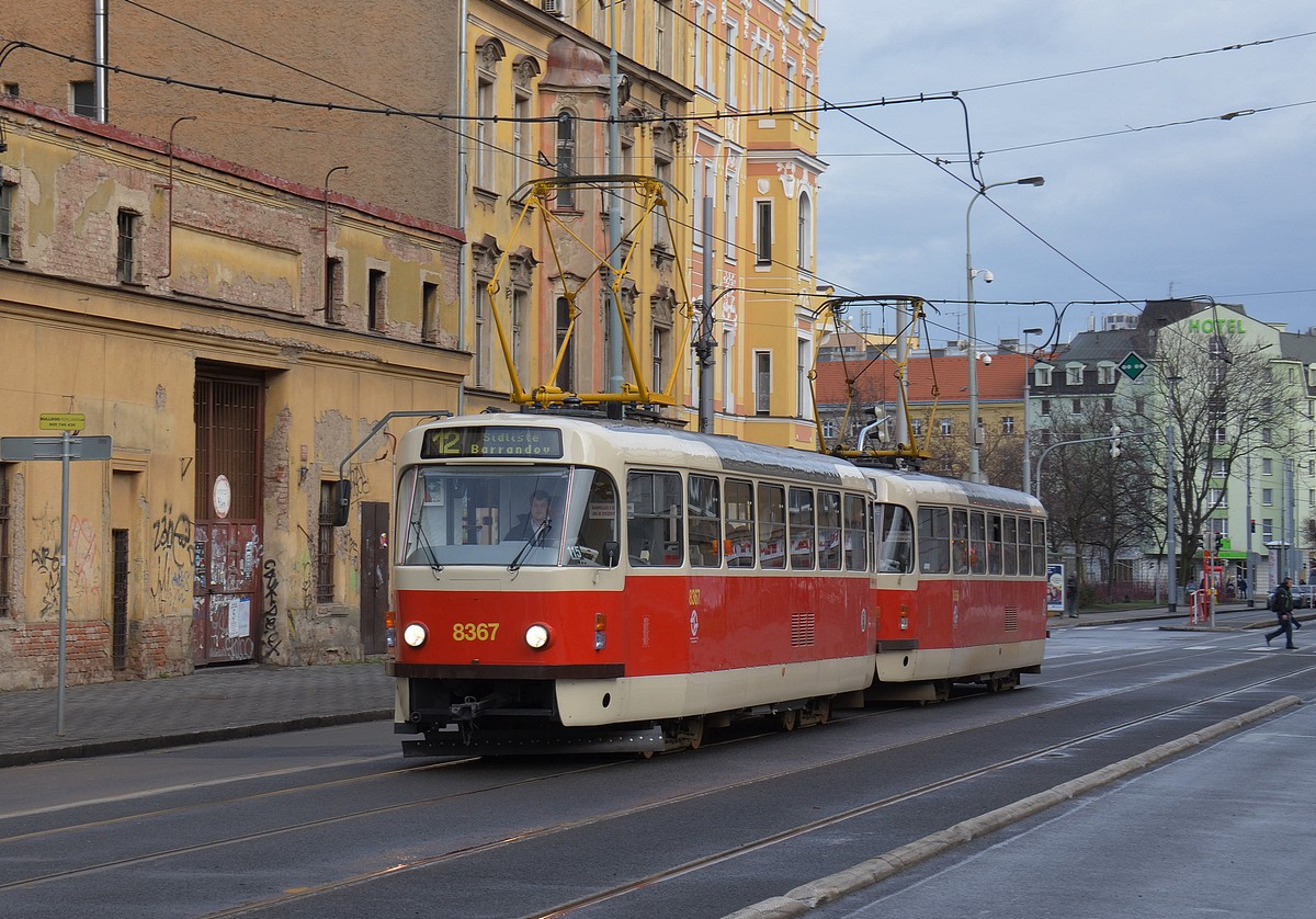 Прага, Tatra T3R.P № 8367