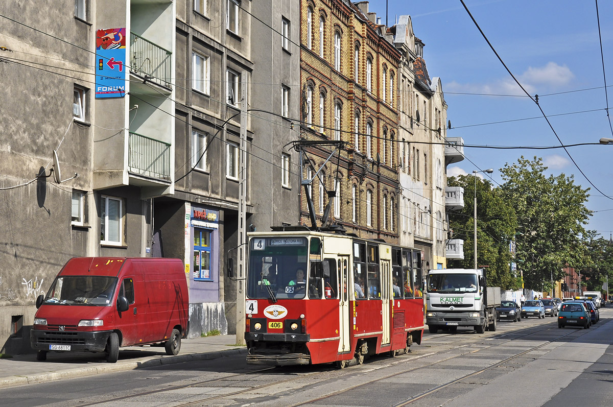 Силезские трамваи, Konstal 111N № 406; Силезские трамваи — Трамвайная сеть в Гливице (26.08.1894 — 31.08.2009)