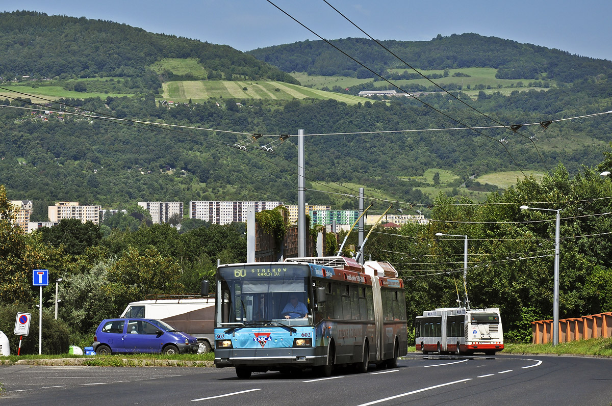 Ústí nad Labem, Škoda 22Tr № 602; Ústí nad Labem, Škoda 25Tr Irisbus Citelis № 604