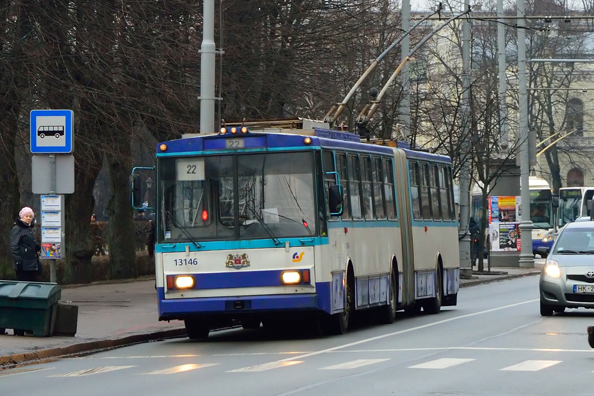 Рыга, Škoda 15Tr02/6 № 13146; Рыга — Троллейбусные линии и инфраструктура