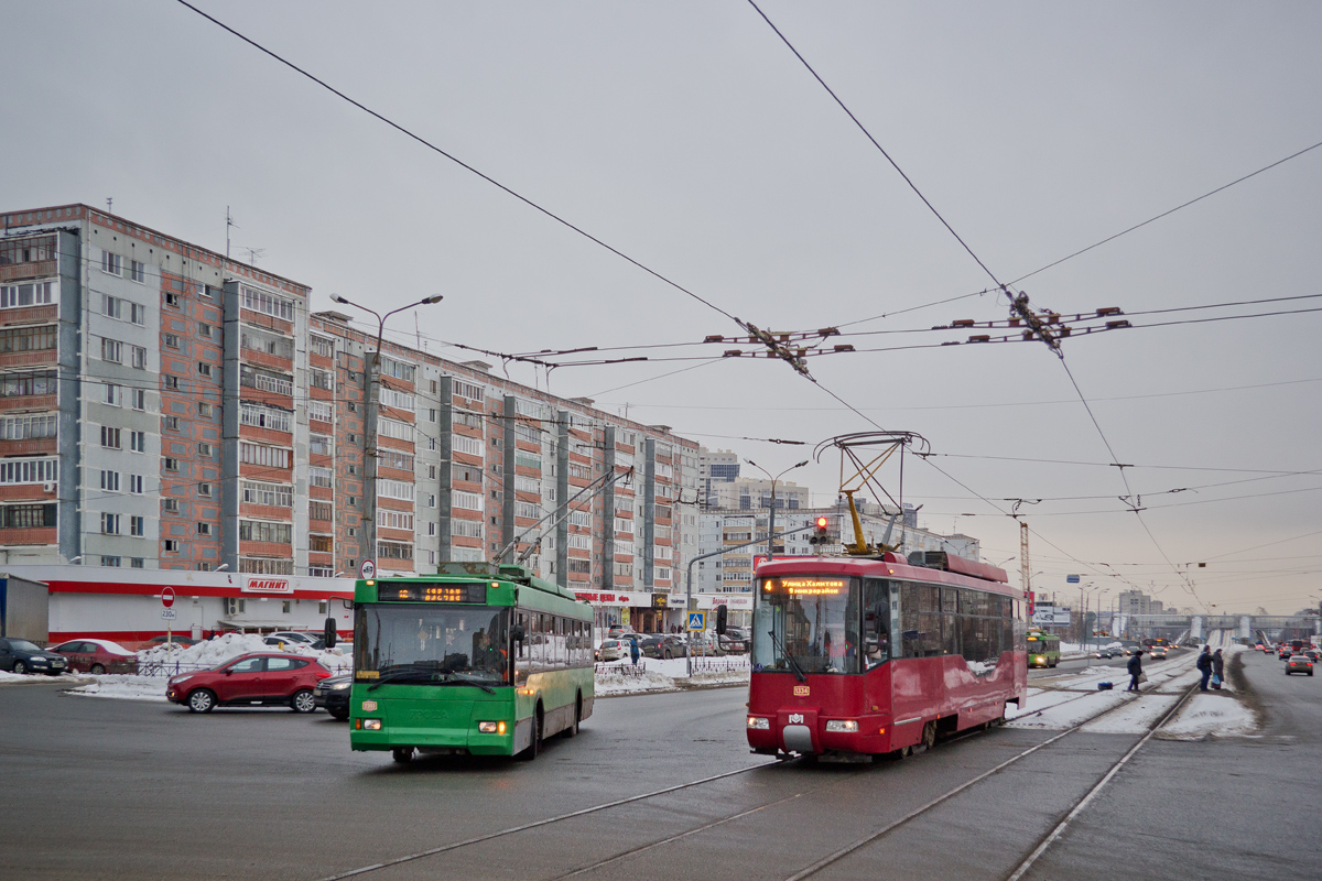 Казань, Тролза-5275.05 «Оптима» № 2203; Казань, Stadler 62103 № 1334