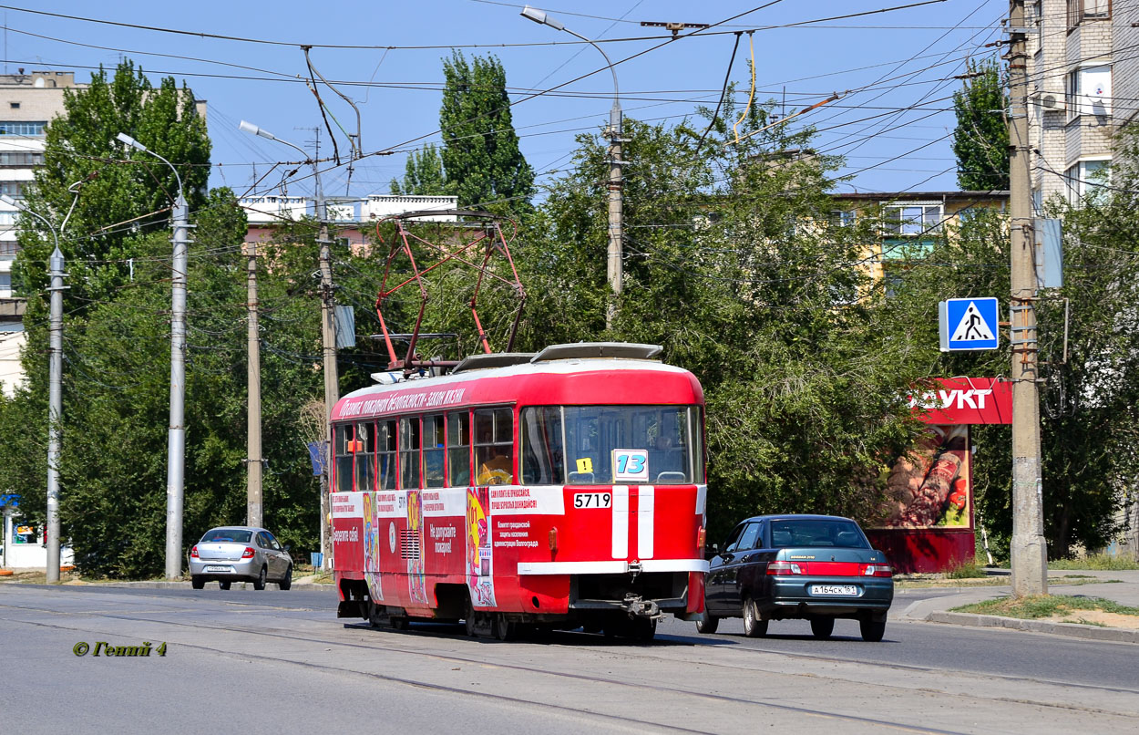 Volgograd, Tatra T3SU N°. 5719