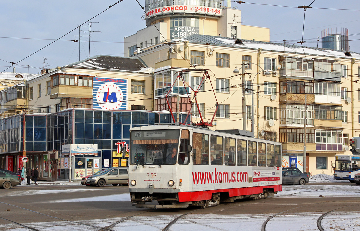 Екатеринбург, Tatra T6B5SU № 752