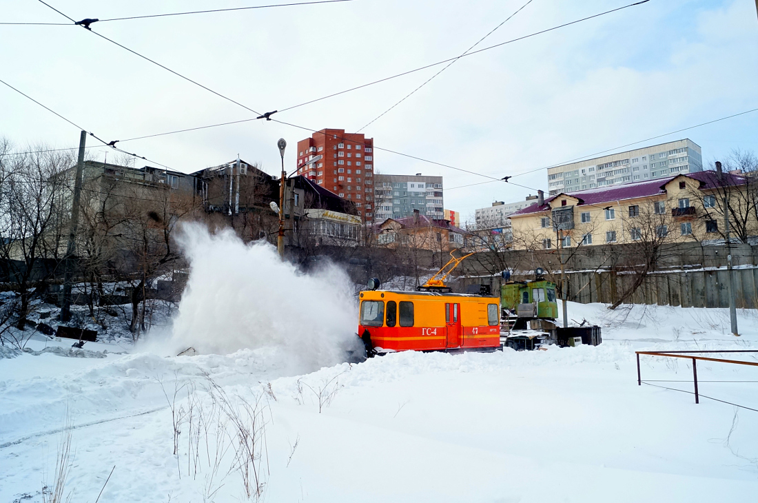 Владивосток, ГС-4 (КРТТЗ) № 47; Владивосток — Снегопады