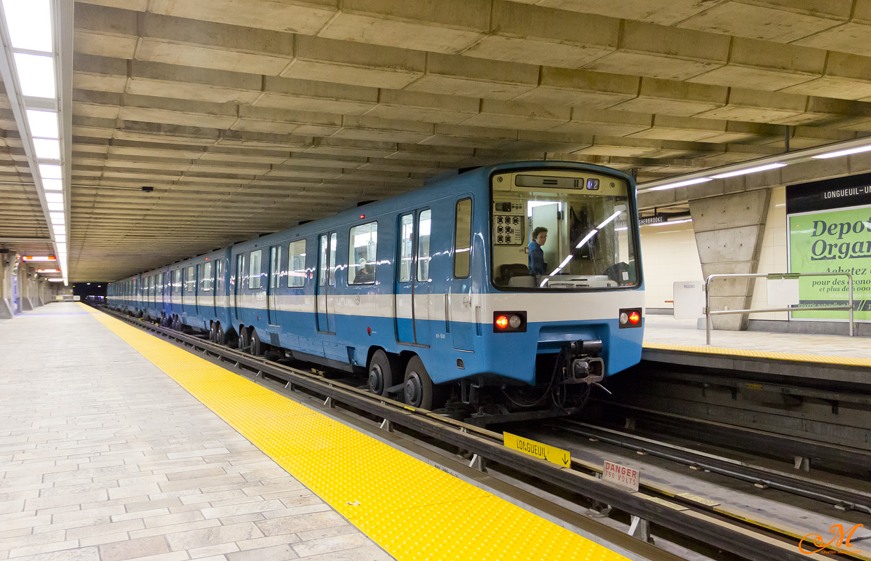 Монреаль, Canadian Vickers MR-63 моторный № 81-551; Монреаль — Métro de Montréal -> Ligne jaune