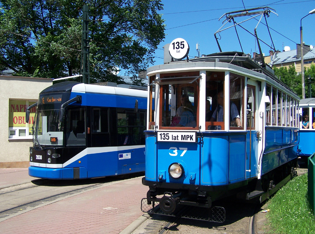 Краков, Sanok SN1 № 37; Краков — 135 лет городскому транспорту