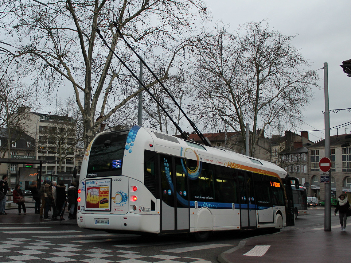 Limoges, Irisbus Cristalis ETB 12 nr. 127