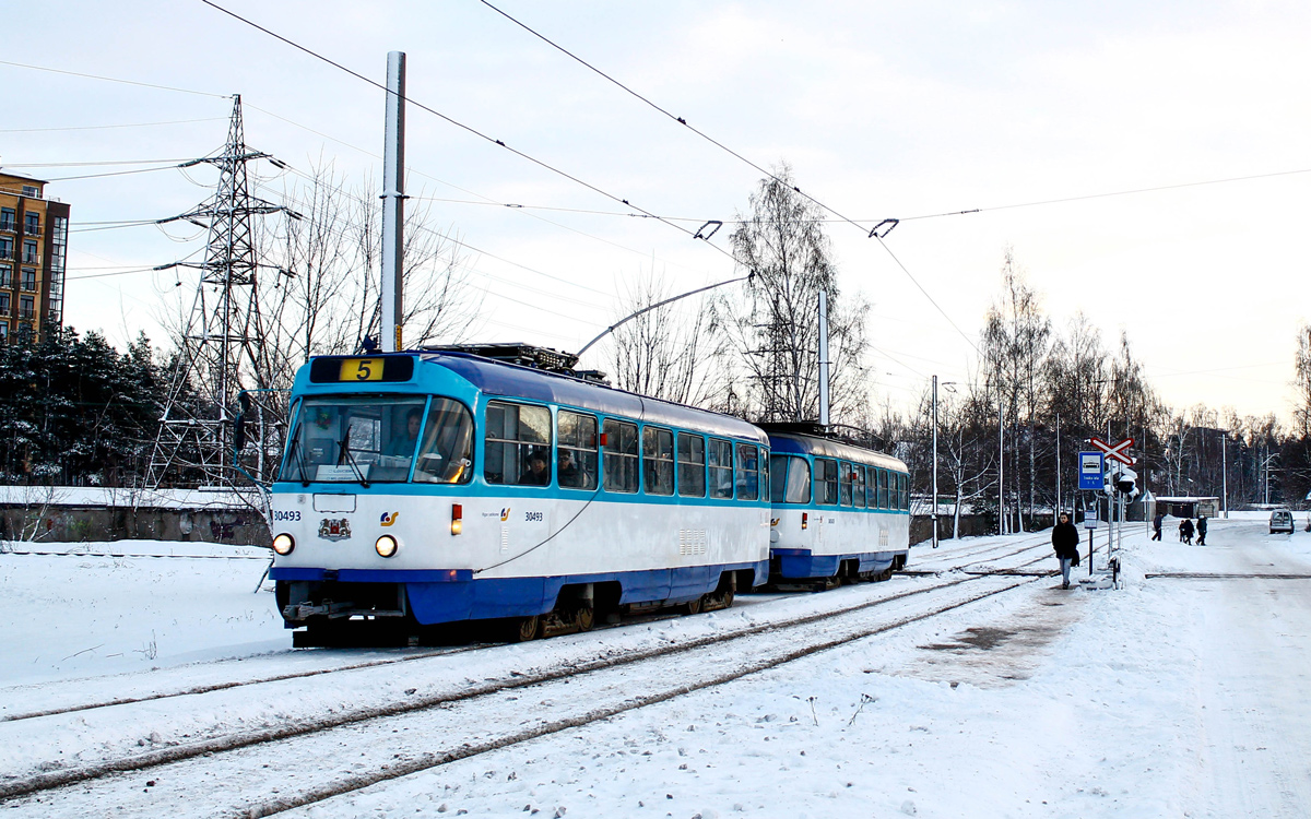 Riga, Tatra T3A — 30493