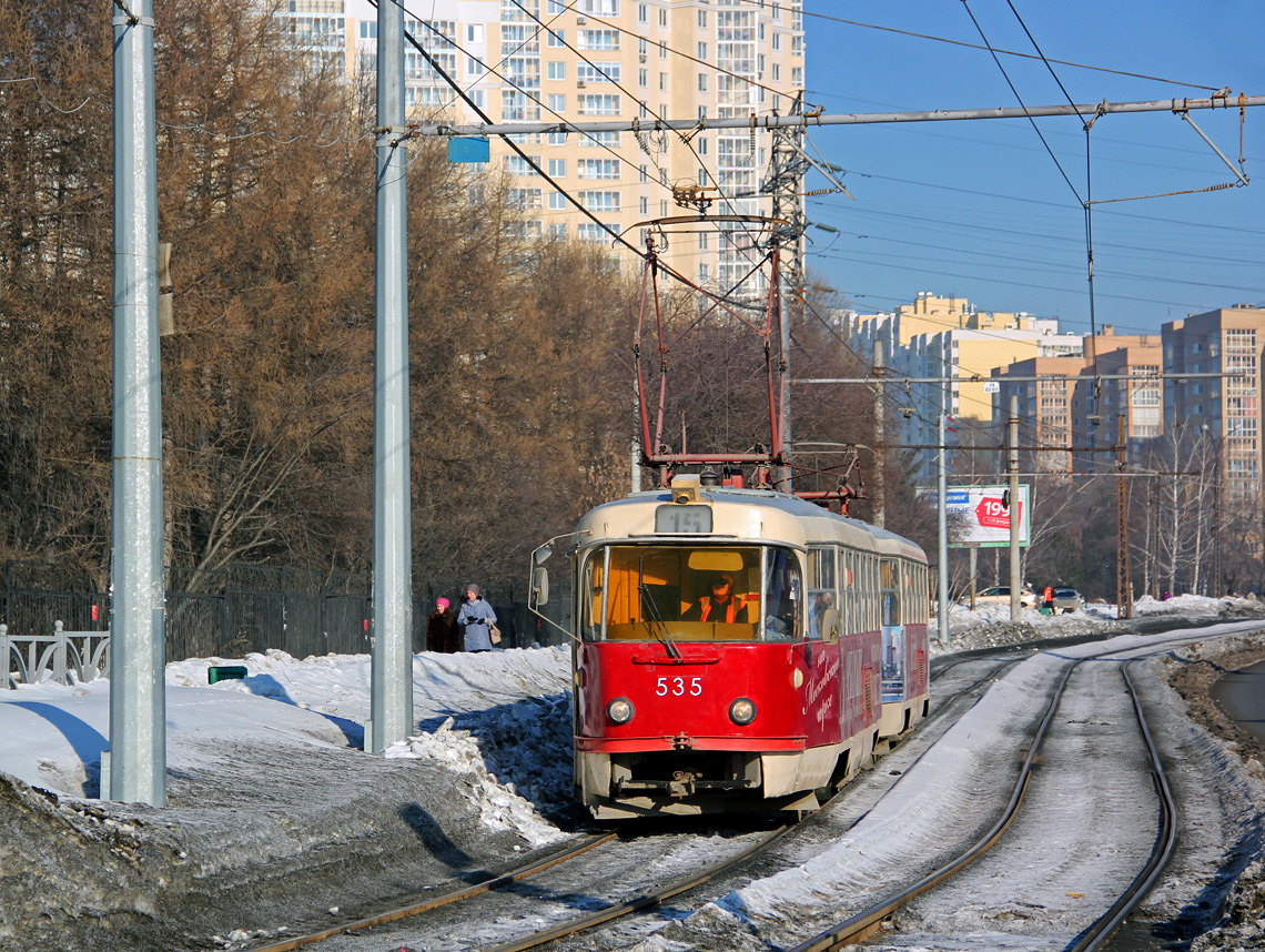 Yekaterinburg, Tatra T3SU # 535