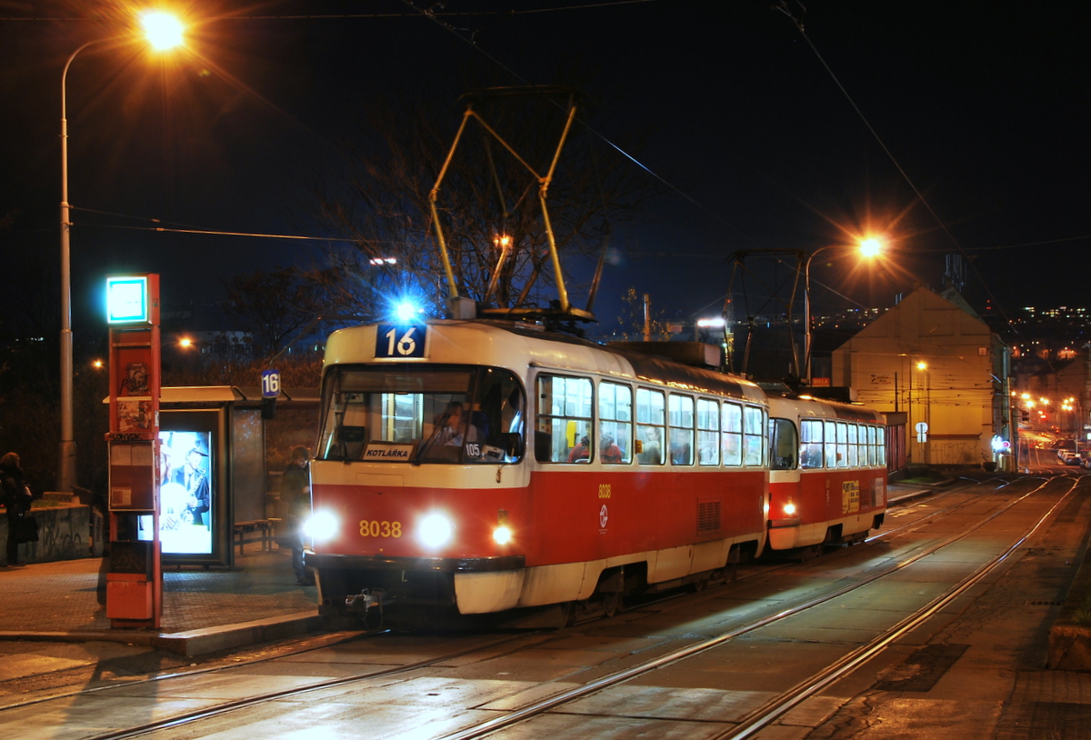 Prague, Tatra T3M № 8038